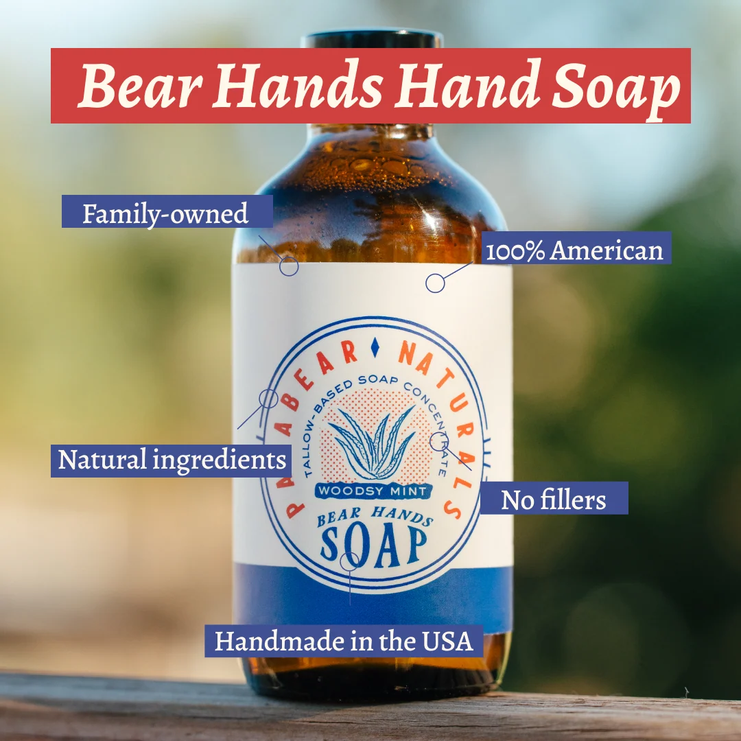 Bear Hands Soap - 4 oz (3 Pack) - Image 2