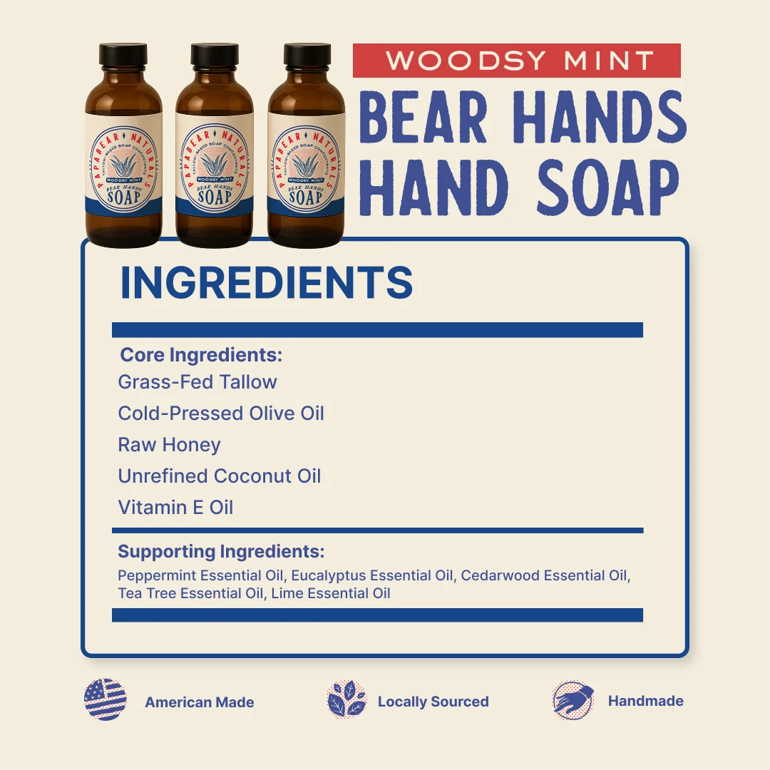 Bear Hands Soap - 4 oz (3 Pack) - Image 5