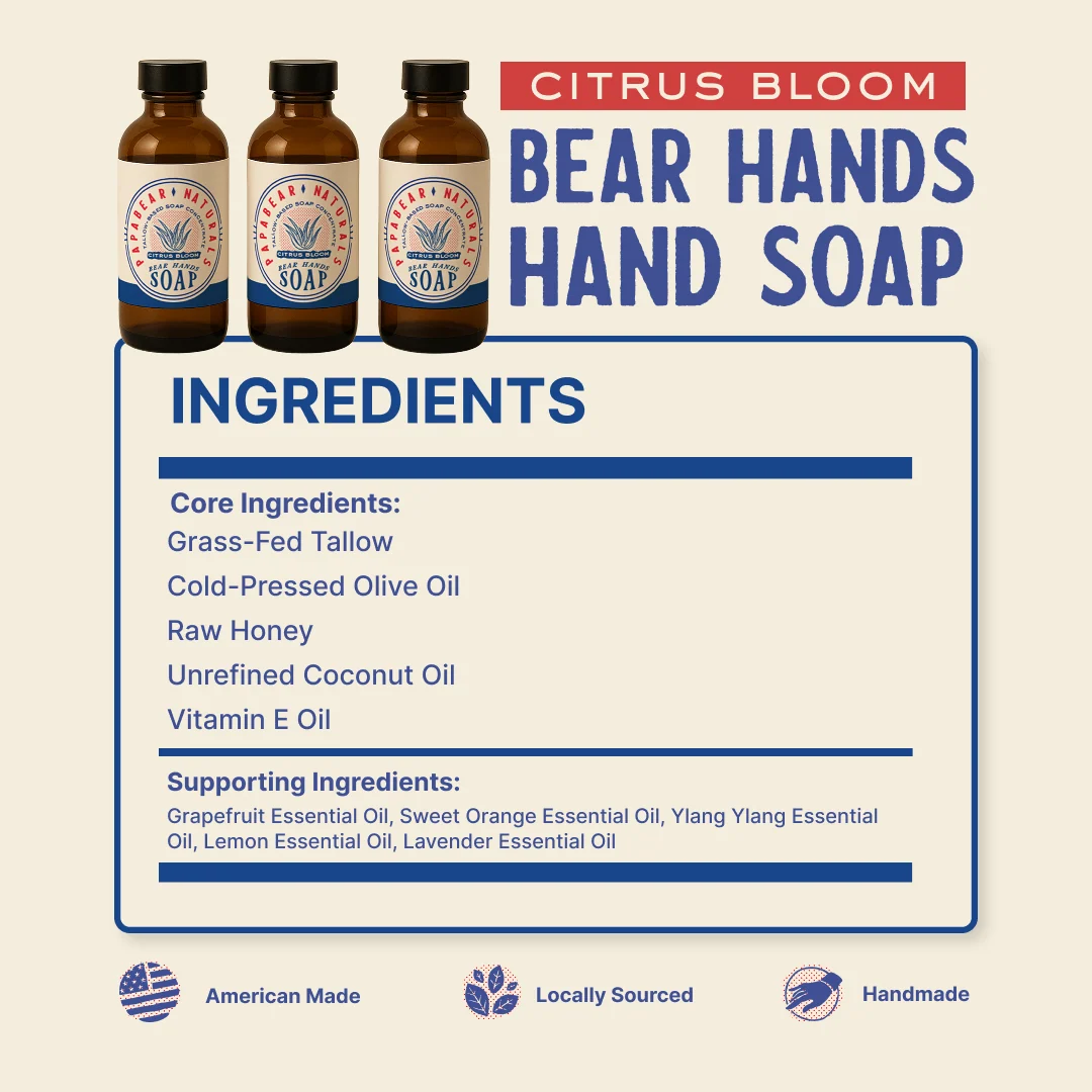 Bear Hands Soap - 4 oz (3 Pack) - Image 6