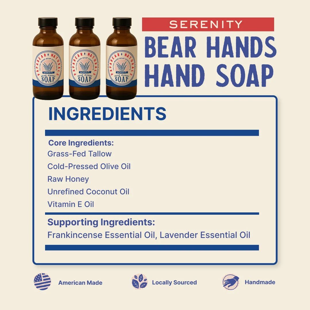 Bear Hands Soap - 4 oz (3 Pack) - Image 7