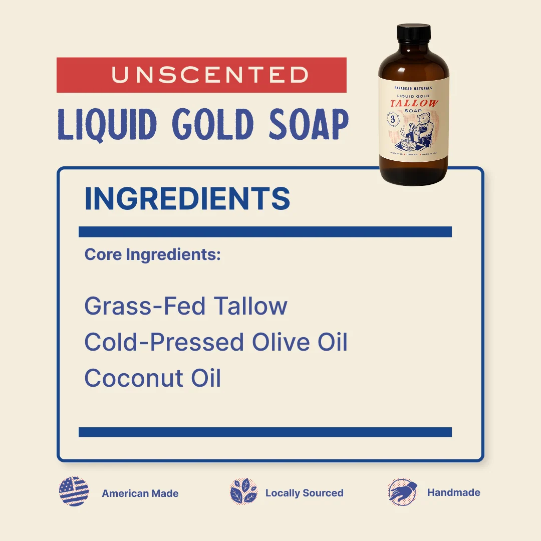 Liquid Gold Tallow Soap - 16 oz - Image 6
