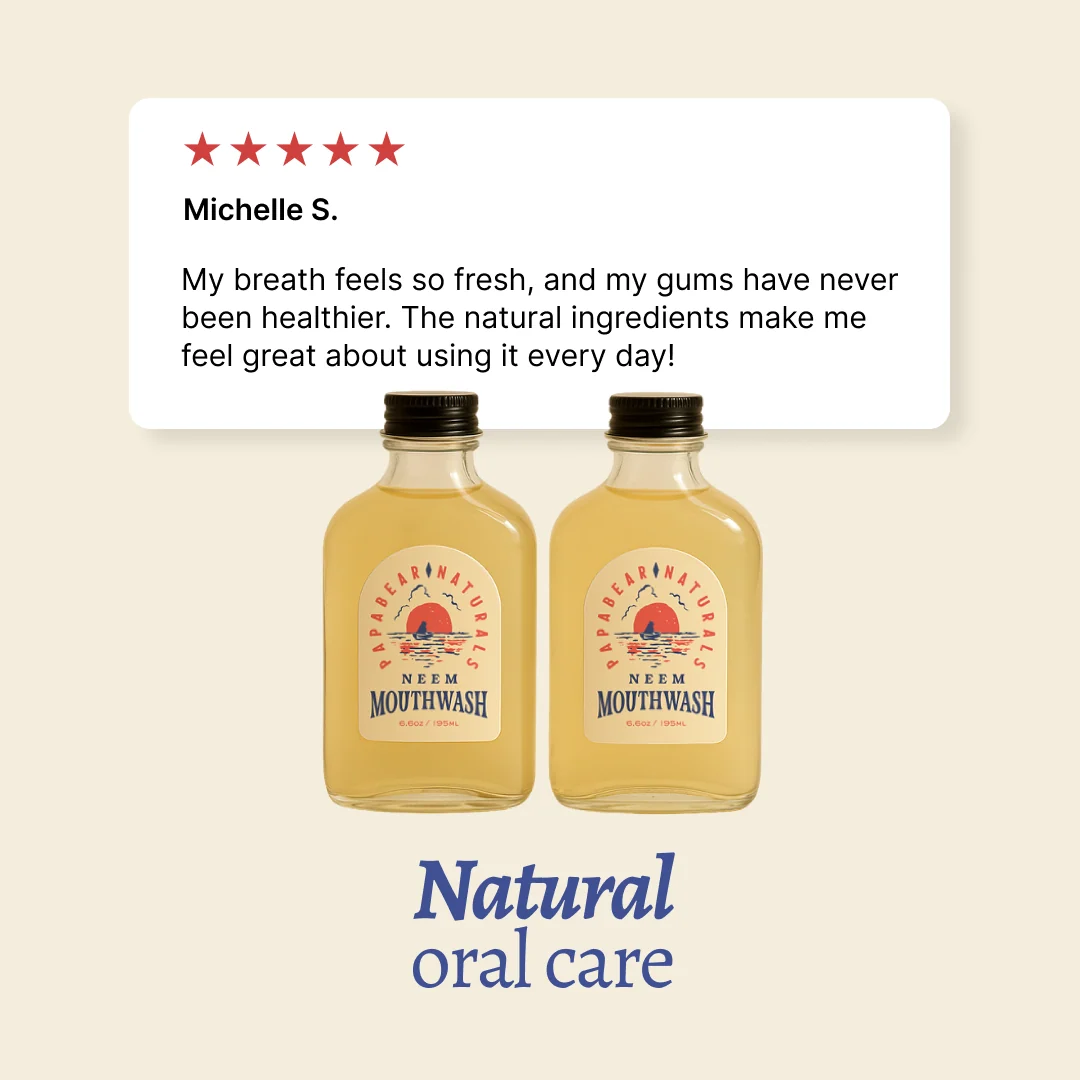 Neem Mouthwash - 6.6 oz (2 Pack) - Image 5