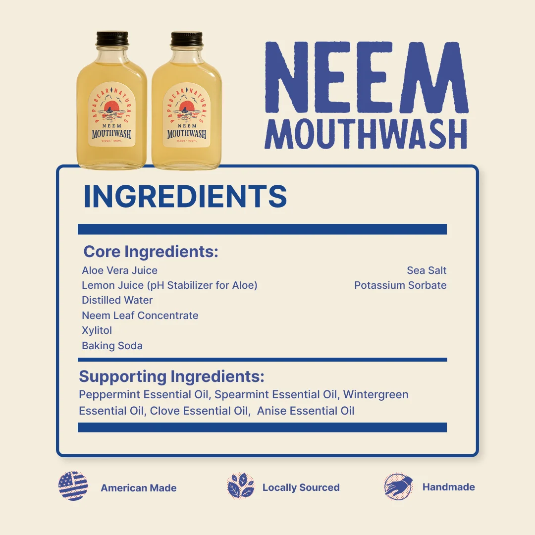 Neem Mouthwash - 6.6 oz (2 Pack) - Image 6